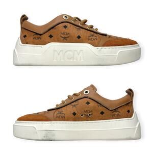 MCM | 38 | Skyward Visetos Monogram Platform Sneakers *BOTH SHOES ARE RIGHT FOOT